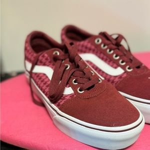 Like New Brick Red Vans